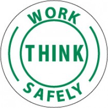 Think Work Safely Hard Hat Emblem (#HH12)