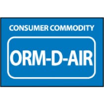 Consumer Commodity ORM-D-AIR Shipping Label (#HW33AL)