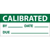 Calibrated Write-On Inspection Label, green (#INL3)