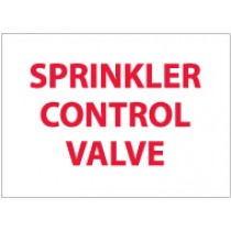 Sprinkler Control Valve Sign (#M122)