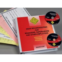 OSHA Recordkeeping for Managers, Supervisors, and Employees DVD Program (#V0003029EO)