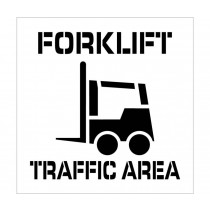 Forklift Traffic Area Plant Marking Stencil (#PMS220)