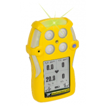 GasAlertQuattro Gas Detector, Rechargeable Version (4 Gas) (#QT-XWHM-R-Y-NA)