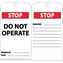 Stop Do Not Operate Tag (#RPT147)
