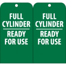 Full Cylinder Ready For Use Tag (#RPT36)