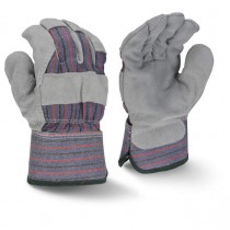Radians Fleece Lined Regular Shoulder Gray Split Cowhide Leather Glove (#RWG3205)