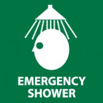 Emergency Shower Sign  (#S54)
