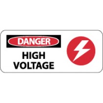 Danger High Voltage Pictorial Sign (#SA105)