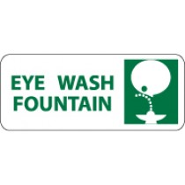 Eye Wash Fountain Pictorial Sign (#SA115)