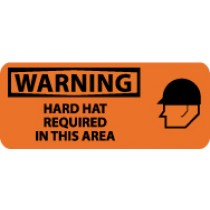 Warning Hard Hat Required In This Area Pictorial Sign (#SA174)