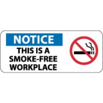 Notice This Is A Smoke-Free Workplace Pictorial Sign (#SA190)