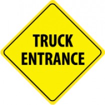 Truck Entrance Sign (#TM122K)