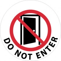 Do Not Enter Walk On Floor Sign (#WFS24)