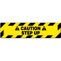 Caution Step Up Walk On Floor Sign (#WFS623)