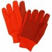 PIP® Hi-Vis Premium Grade Cotton Canvas Glove with PVC Dot Grip on Palm, Thumb and Forefinger - 10 oz  (#710KORPD)