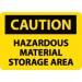 Caution Hazardous Material Storage Area Sign (#C310)