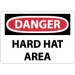 Danger Hard Hat Area Sign (#D46)