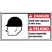 Danger Hard Hats Required In This Area Spanish Sign (#DBA4)