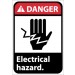 Danger Electrical hazard ANSI Sign (#DGA8)