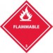 Flammable DOT Shipping Label (#DL158AP)