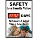 Safety Is A Family Value Digital Scoreboard (#DSB65)
