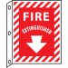 Fire Extinguisher 2-Vue Sign (#FXFMA)