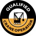 Qualified Crane Operator Hard Hat Emblem (#HH58)