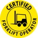 Certified Forklift Operator Hard Hat Emblem (#HH67)