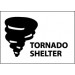 Tornado Shelter Sign (#M450)