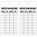 Inspection Record Tag (#RPT112)