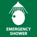 Emergency Shower Sign  (#S54)