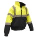 Radians Class 3 Two-In-One Hi-Viz Bomber safety Jacket, Green (#SJ110B-3ZGS)