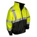 Three-In-One Deluxe Hi-Viz Bomber Jacket, Green (#SJ210B-3ZGS)