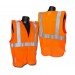 Economy Type R Class 2 Breakaway Vest, Hi-Viz Orange Mesh (#SV4OM)