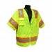 Two Tone Surveyor Class 3 Vest, Hi-Viz Green (#SV63G)