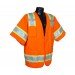 Two Tone Surveyor Class 3 Vest, Hi-Viz Orange (#SV63O)