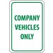 Company Vehicles Only Sign (#TM138)