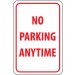 No Parking Anytime Sign (#TM2)