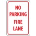 No Parking Fire Lane Sign (#TM3)