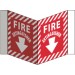 Fire Extinguisher Visi Sign (#VS31W)