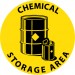 Chemical Storage Area Walk On Floor Sign (#WFS19)