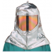 19oz. Aluminized Carbon Kevlar Wide View Hood (#WV-647-ACK)